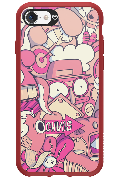 Coral Chaos - Apple iPhone SE 2020