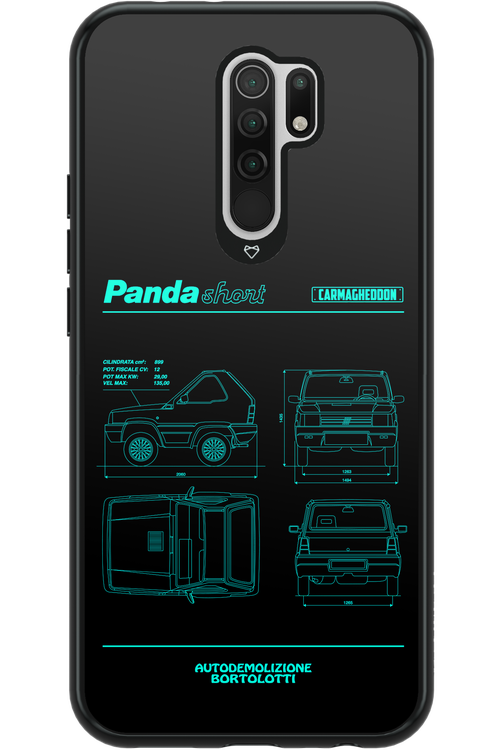 Panda Car Blue - Xiaomi Redmi 9