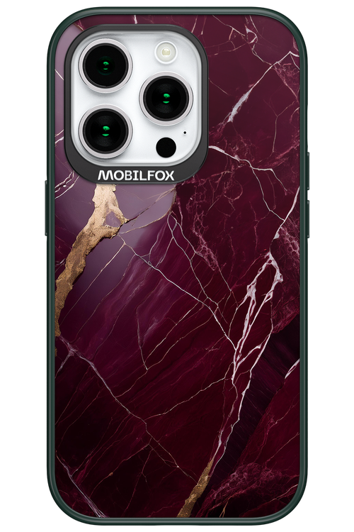 Burgundy Marble 2.0 - Apple iPhone 15 Pro