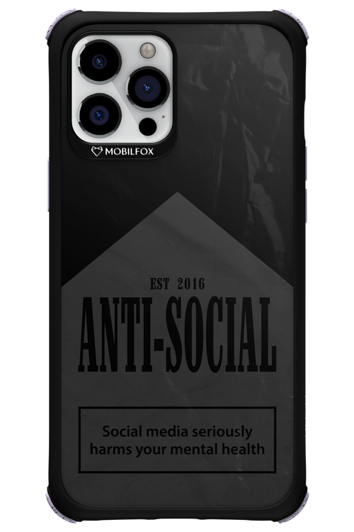 ANTI-SOCIAL (BLVCK) 2.0 - Apple iPhone 12 Pro Max