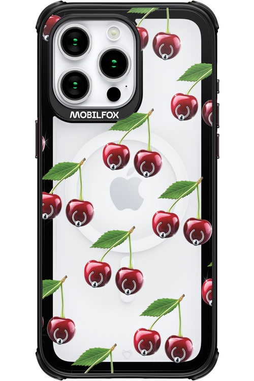 Spicy Cherries Transparent - Apple iPhone 15 Pro Max