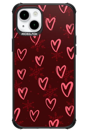 Christmas Hearts - Apple iPhone 15 Plus