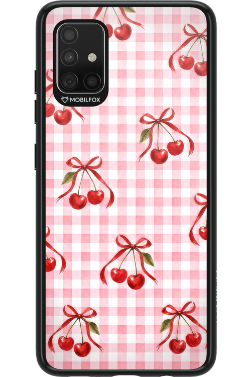 Pink Cherry Checked 2.0 - Samsung Galaxy A51