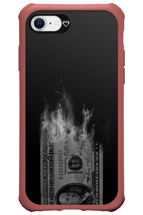 Money Burn B&W 2.0 - Apple iPhone SE 2022