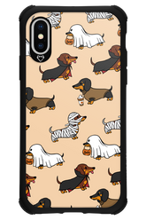 Scary Dachshund - Apple iPhone X