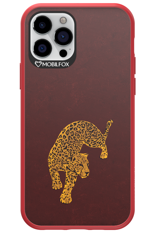 Burgundy Leopard - Apple iPhone 12 Pro