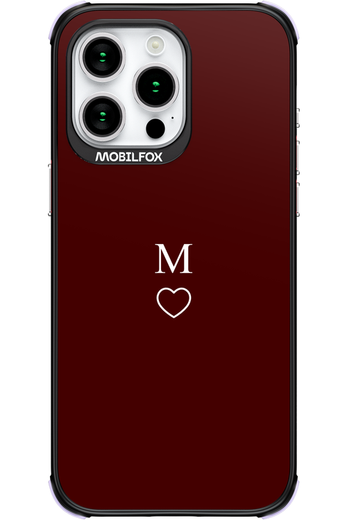 M Burgundia 2.0 - Apple iPhone 15 Pro Max