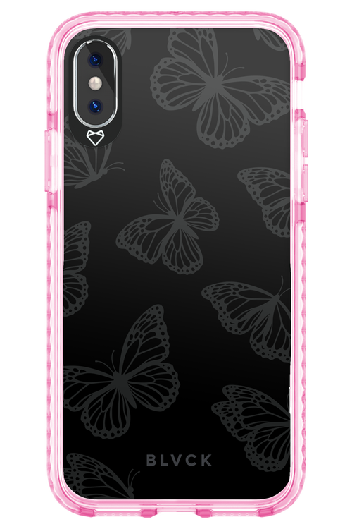 Black Butterflies - Apple iPhone X