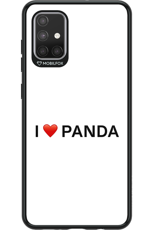 Panda Love White - Samsung Galaxy A71