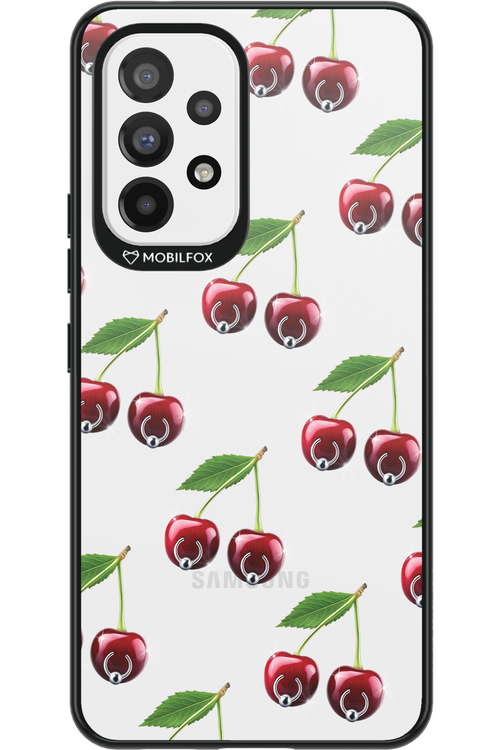 Spicy Cherries Transparent - Samsung Galaxy A53