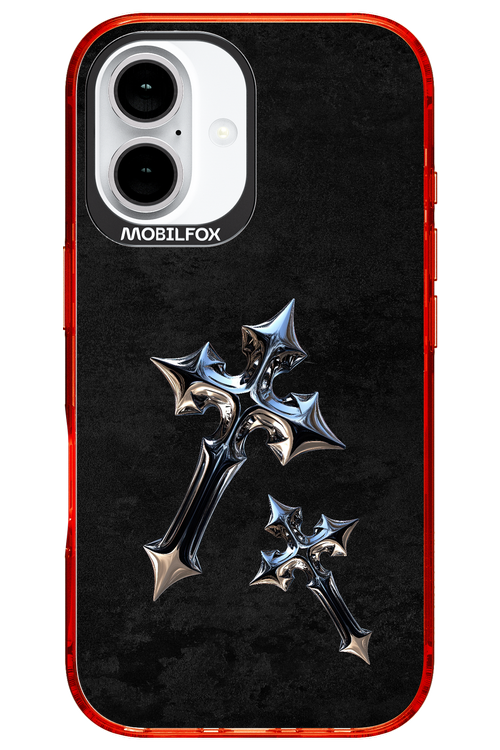 Chrome Crosses - Apple iPhone 16