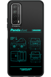 Panda Car Blue - Huawei P Smart 2021