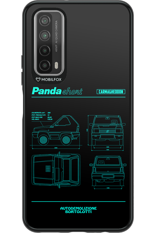 Panda Car Blue - Huawei P Smart 2021