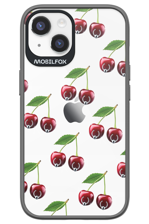 Spicy Cherries Transparent - Apple iPhone 14