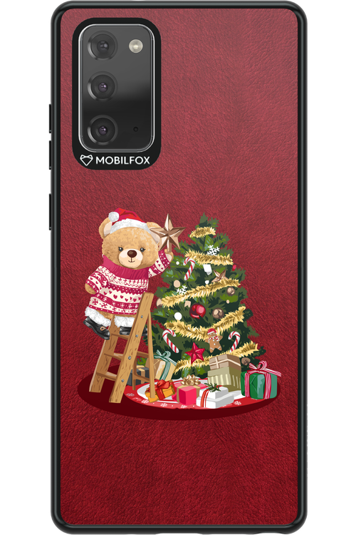 Christmas Bear (Burgundy) - Samsung Galaxy Note 20