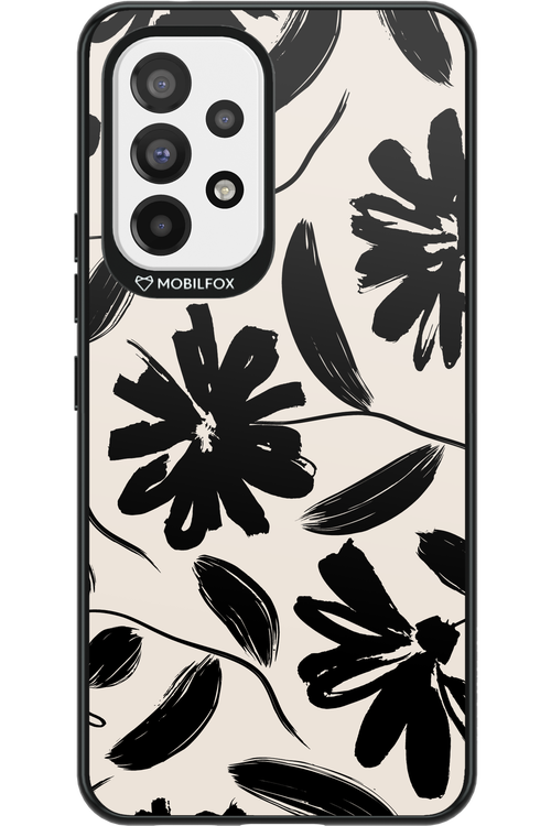 Monochrome Flowerss 2.0 - Samsung Galaxy A53