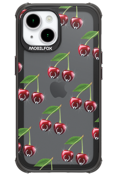 Spicy Cherries Transparent - Apple iPhone 15