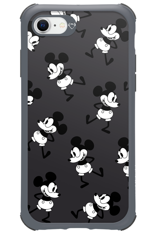 Iconic Mouse (antracite pattern) - Apple iPhone SE 2020