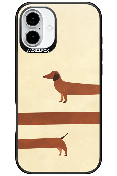 Stretchy Dog - Apple iPhone 16 Plus