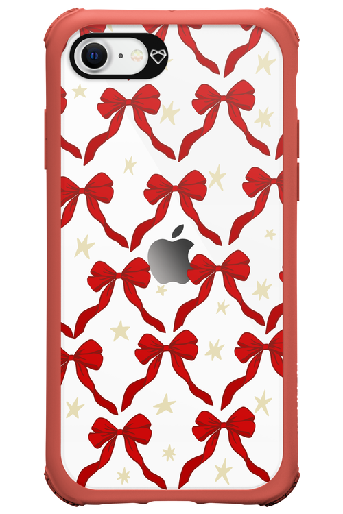 Bow & Stars (Transparent) - Apple iPhone SE 2022