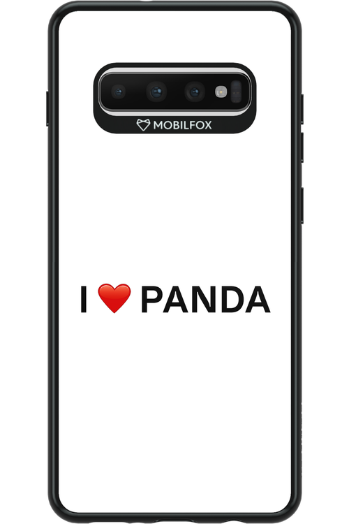 Panda Love White - Samsung Galaxy S10+