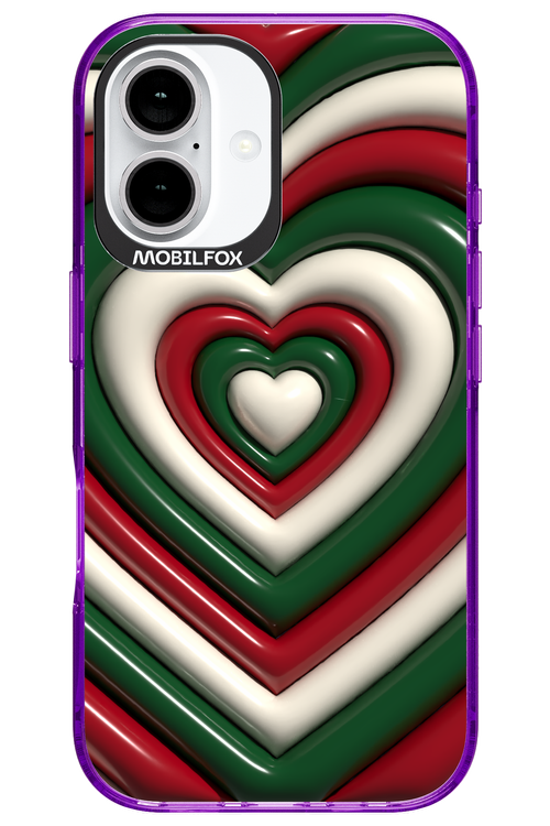 XMAS Hearts - Apple iPhone 16