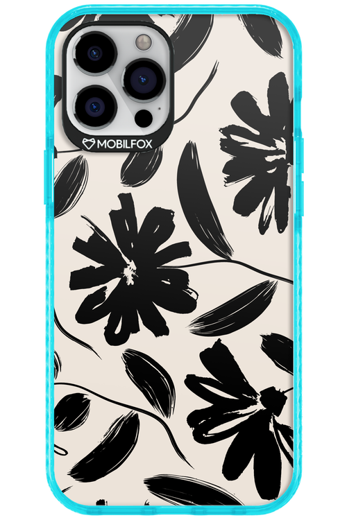 Monochrome Flowerss 2.0 - Apple iPhone 12 Pro Max