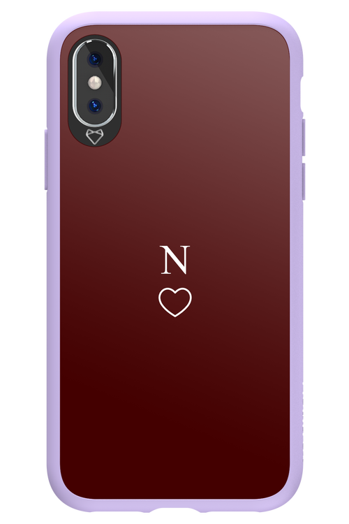 N Burgundia 2.0 - Apple iPhone X