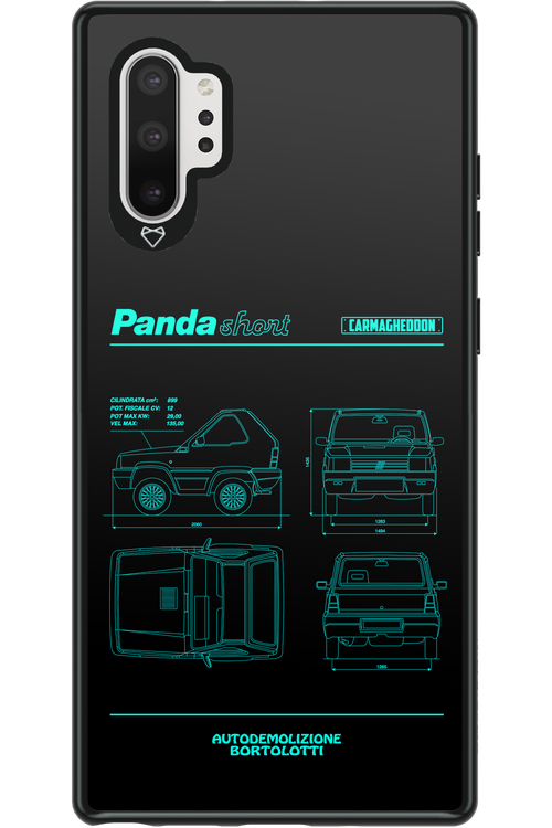 Panda Car Blue - Samsung Galaxy Note 10+