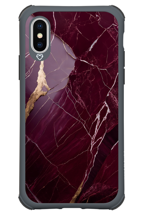 Burgundy Marble 2.0 - Apple iPhone XS
