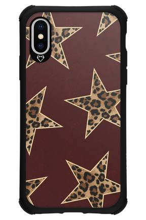 Wild Stars Burgundy - Apple iPhone XS