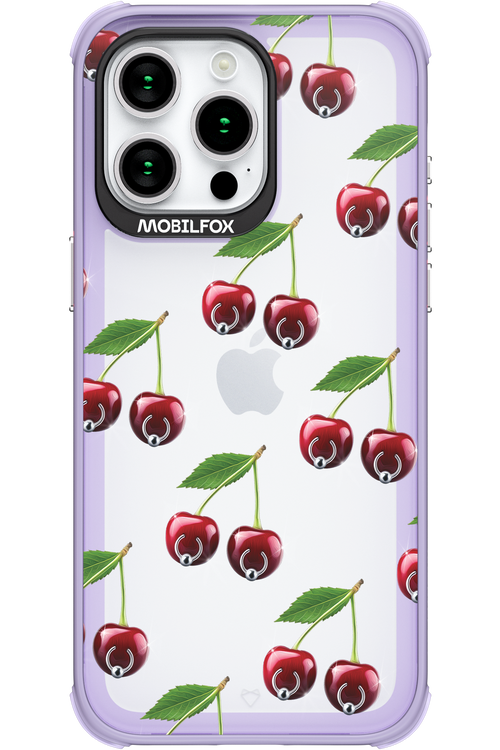 Spicy Cherries Transparent - Apple iPhone 15 Pro Max