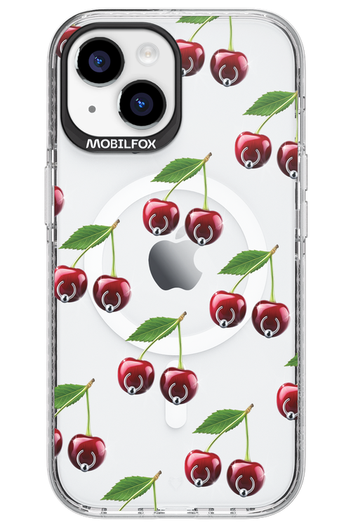 Spicy Cherries Transparent - Apple iPhone 15