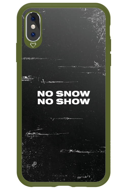 No snow, no show - Apple iPhone XS Max