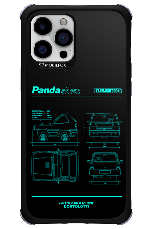 Panda Car Blue - Apple iPhone 12 Pro Max