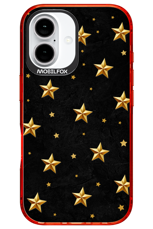 Golden Stars - Apple iPhone 16