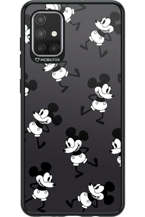 Iconic Mouse (antracite pattern) - Samsung Galaxy A71