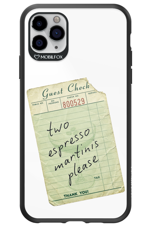 Espresso Martini 2.0 - Apple iPhone 11 Pro Max