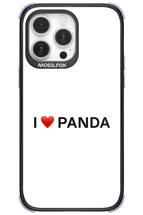 Panda Love White - Apple iPhone 14 Pro Max