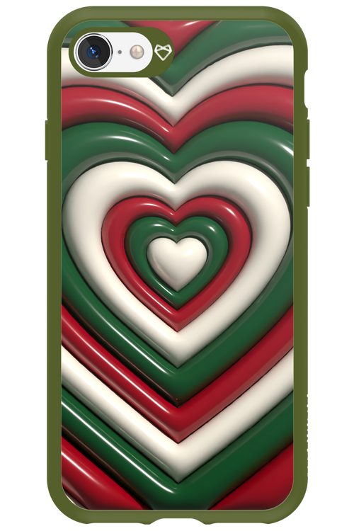 XMAS Hearts - Apple iPhone SE 2020