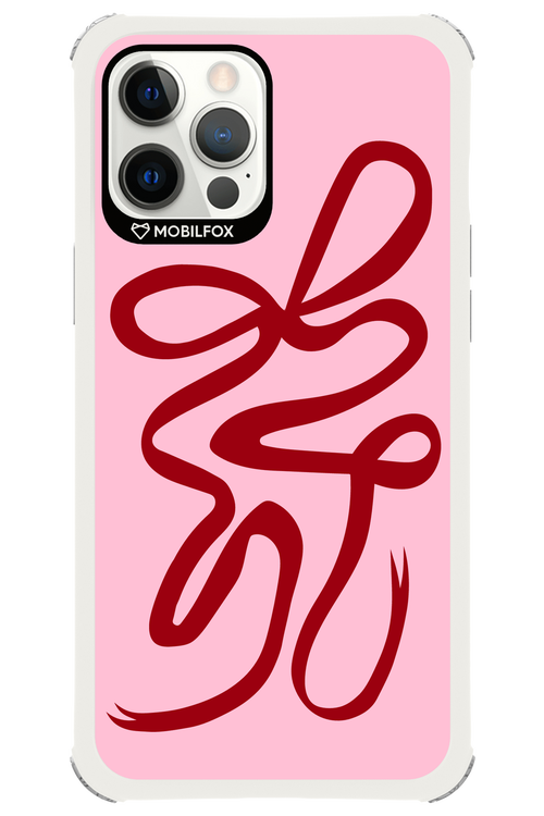 Burgundy Bow - Apple iPhone 12 Pro Max