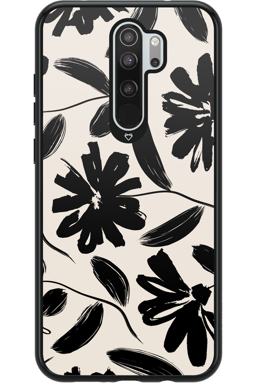 Monochrome Flowerss 2.0 - Xiaomi Redmi Note 8 Pro
