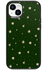 Forest Green Stars - Apple iPhone 15 Plus