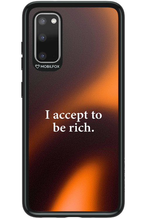 I accept to be rich - Samsung Galaxy S20
