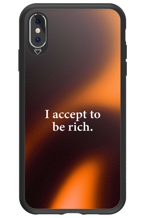 I accept to be rich - Apple iPhone XS Max