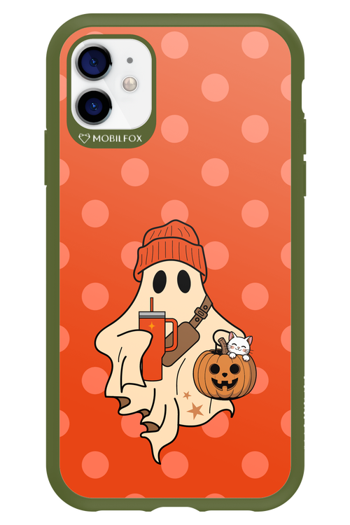 Ghost Girl (Orange) - Apple iPhone 11