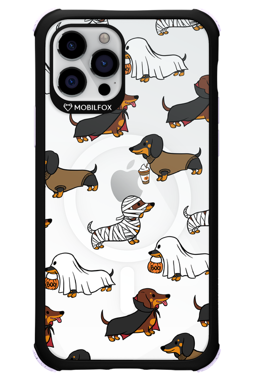 Scary Dachshund (Transparent) - Apple iPhone 12 Pro