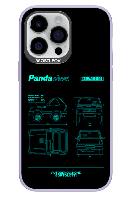 Panda Car Blue - Apple iPhone 14 Pro Max