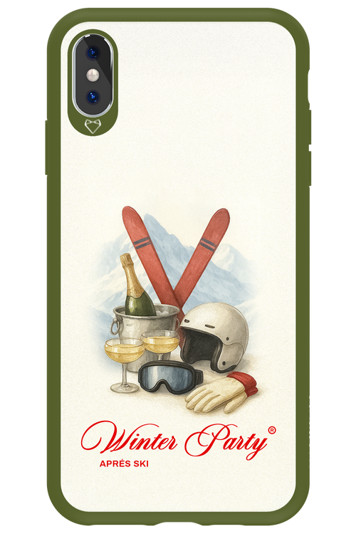 Winter Ski Party - Apple iPhone XS Max