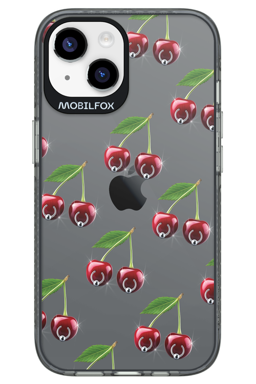 Spicy Cherries Transparent - Apple iPhone 14